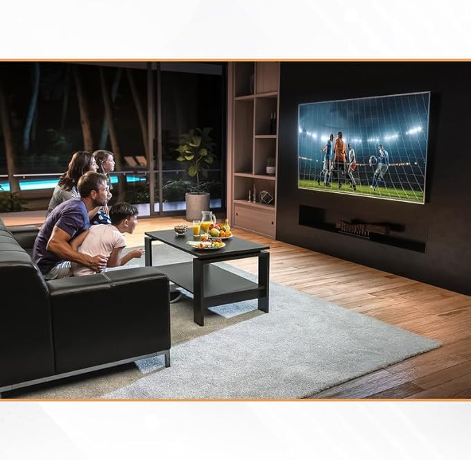 Heavy Duty Dual Arm Articulating Wall Mount Bracket for QF Series QLED 4K UHD Smart Fire TV NS65-UQFL26 65 InchTV - Tilt & Swivel/Pull Out 2.8"-16.6"/ Holds 165 lbs