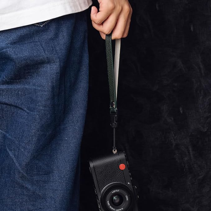 Vintage Minimalist Leather Camera Neck Shoulder Strap - Image 8