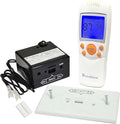 Durablow TR1004 Gas Fire Fireplace On/Off Remote Control Kit + Thermostat + Timer + Backlit Transmitter for Millivolt Valve, IPI Module, Replaces Wall Switch or Thermostat