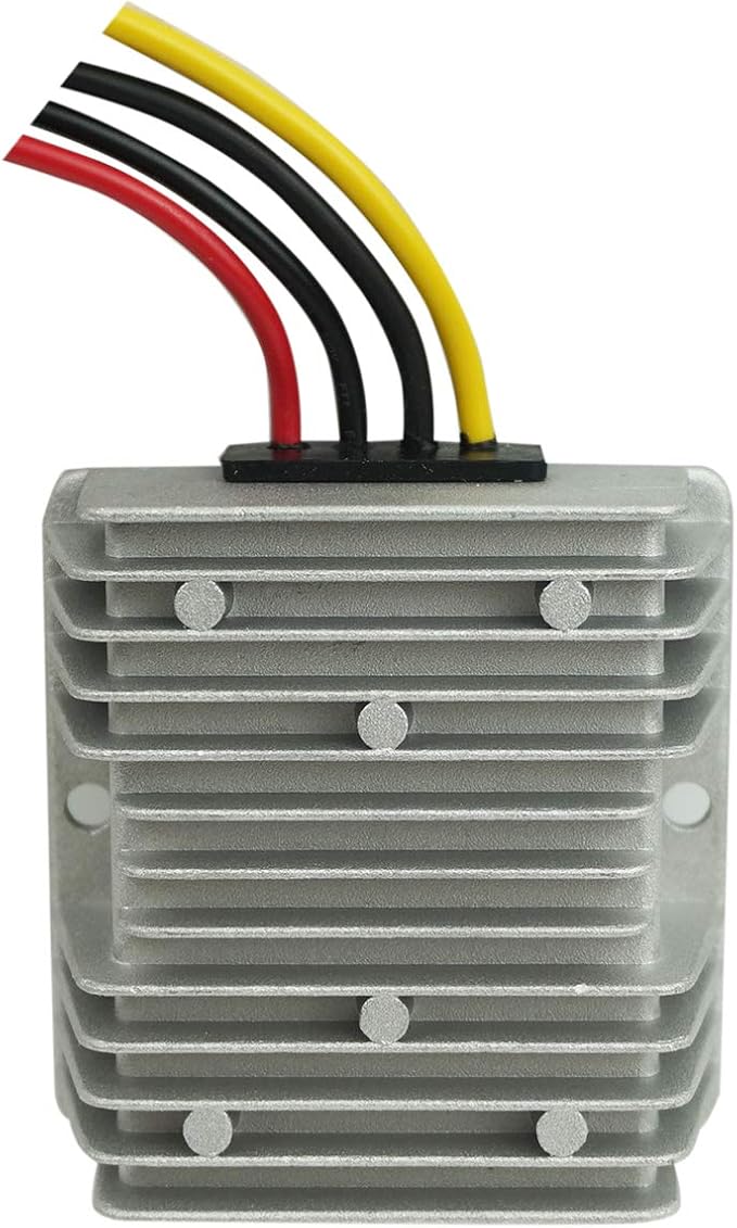 Proshopping Golf Cart DC Converter Regulator, 36V 48V Step Down to 12V 20A 240W Voltage Reducer, DC/DC Power Supply Module Buck Transformer, Waterproof - for Golf Cart, Club car, forklifts, Car