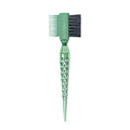 Style Factor EDGE BOOSTER® Hammer Brush Rat Tail– Double-Sided Edge Control Brush & Comb with Boar Bristles – For Edges, Slick Backs, Baby Hair Styling, and Taming Flyaways- Mini Travel Size