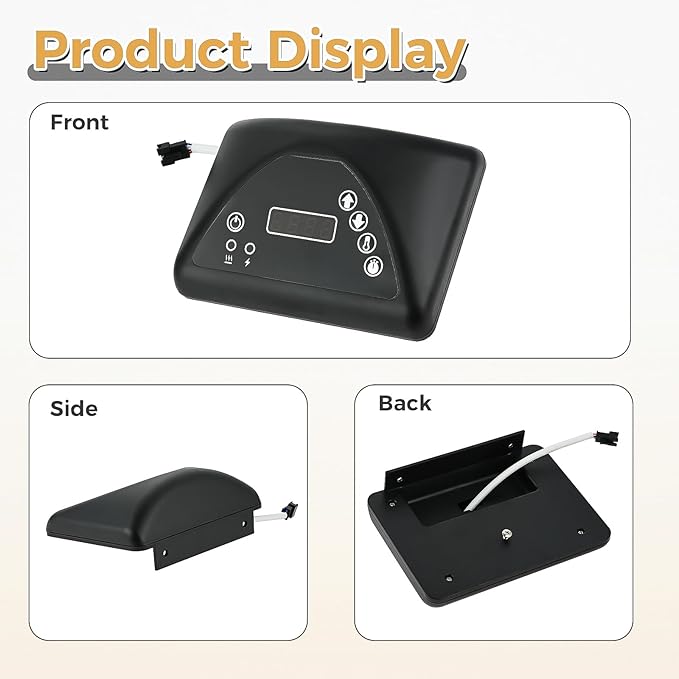 MOOTVGOO 9907160014 Digital Control Panel Replacement for Masterbuilt MB20071317, 20071117, 21071218, 20071217, 20072318 Electric Digital Smoker