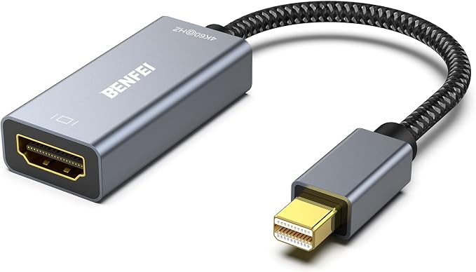 BENFEI Mini DisplayPort to HDMI Adapter 4K@60Hz, Compatible by BENFEI