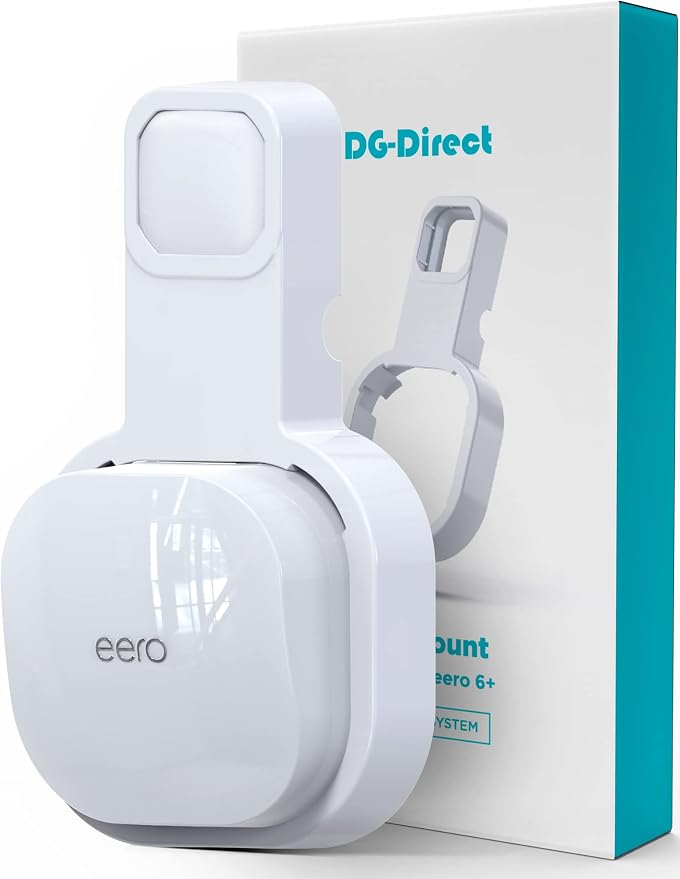 DG-Direct Wall Mount Holder for eero 6 and eero 6+ Router Mesh Wi-Fi System by DG-Direct