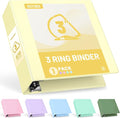 Sooez BinderX Extra Durable 3 Inch 3 Ring Binder, D-Ring Large Binders by Sooez
