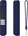 Silicone Remote Cover for TCL RC813 FMB1, Case Sleeve for TCL Remote RC813 FMB1 Protective Sleeve (Dark Blue)