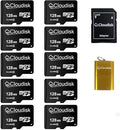 Pack of 10 Micro SD Card 128MB Small Capacity Memory Card C4 by Cloudisk