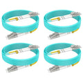 0.66ft/0.2m LC LC Multimode Fiber Patch Cables MMF, MM OM3 Fiber Optic Cable by RamboCables
