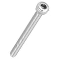 Kozelo 20pcs Socket Head Cap Screws - [M4-0.7 x 45mm] 304 Stainless Steel Allen Socket Drive for Electrical Motor 3D Printing Fan Engine Replacement Use, Silver