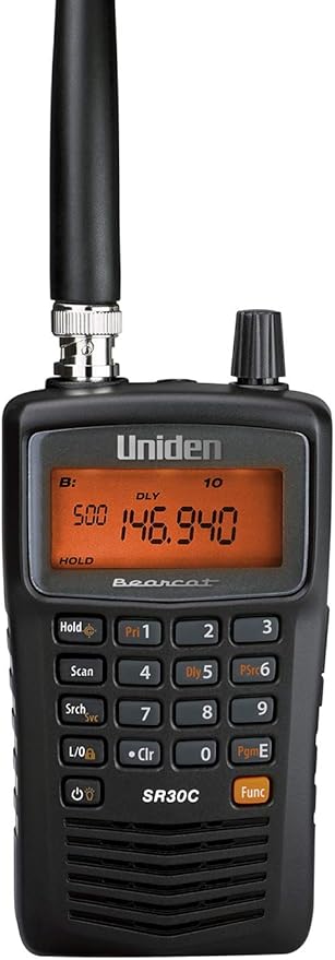 Uniden Bearcat SR30C, 500-Channel Compact Handheld Scanner, Close Call RF by Uniden