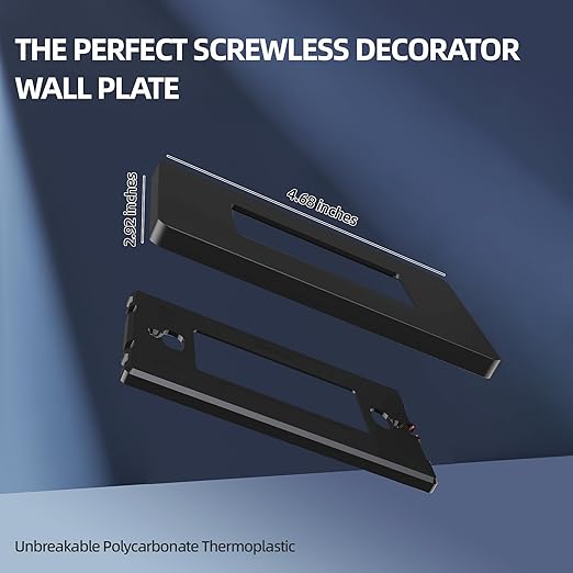 ThunderWay Matte Black 3 Way Decorative Light Switch with Plate, 15 A 120/277 V Rocker Paddle Wall Switch Replacement, Self-Grounding, Residential Grade, Wall Plate, UL Listed (10 Pack)
