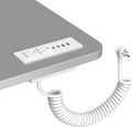 Recessed Power Strip USB C 65W Fast Charging Station,in Drawer Outlet,Furniture Flush Mount for Desktop,Workspace Essential Desk Outlet (White, 6FT)