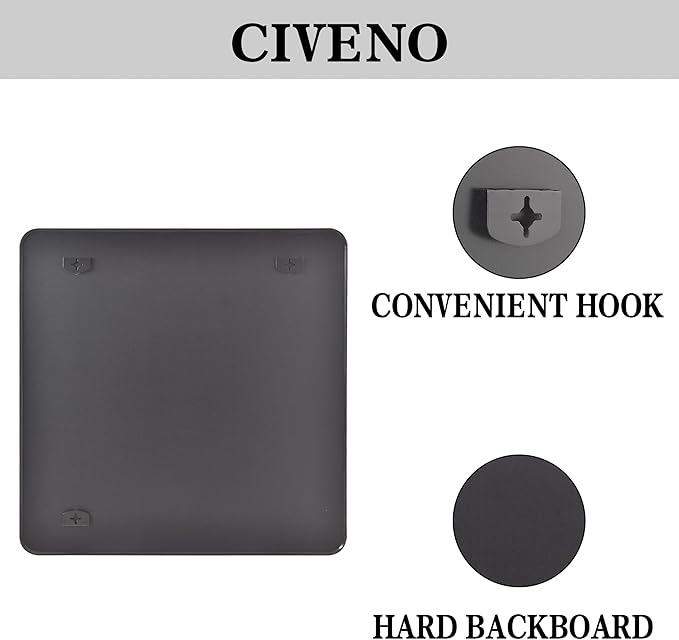 Bathroom Mirror, 39x39 inch Black Square Wall Mirror, Metal Frame Rounded Corner Vanity Mirror, Large Wall Mounted Mirror for Modern Bedroom Living Room Horizontal Or Vertical Mounting