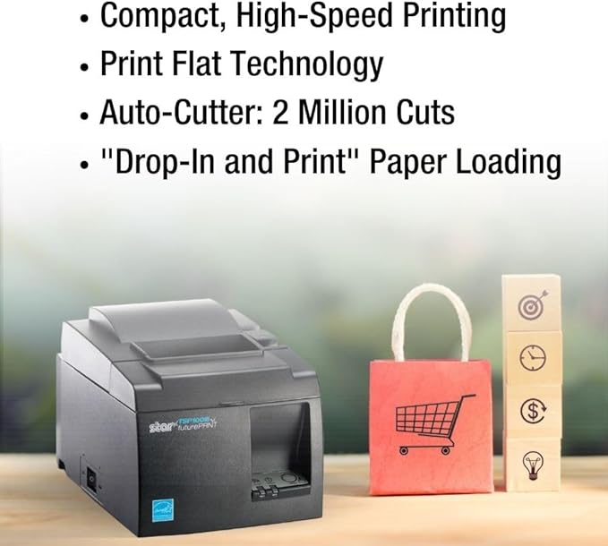 Star Micronics TSP143IIIBi Bluetooth Thermal Receipt Printer - Image 6