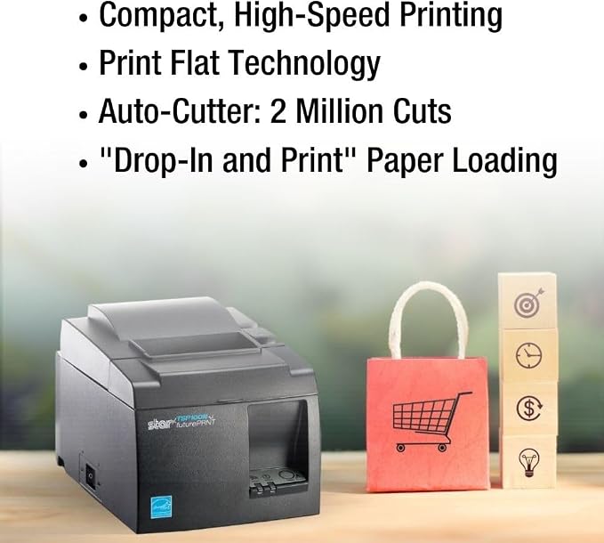 Star Micronics TSP143IIIW Wi-Fi Thermal Receipt Printer - Image 6