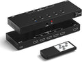 RuiPuo 5Port HDMI Switcher 8K@60Hz 5In 1Out HDMI Selector with IR Remote Supports Full HD 4K/1080P/3D & HDCP2.2 for Switch,Xbox,PS4/PS5,Fire Stick,Roku,Apple TV etc.