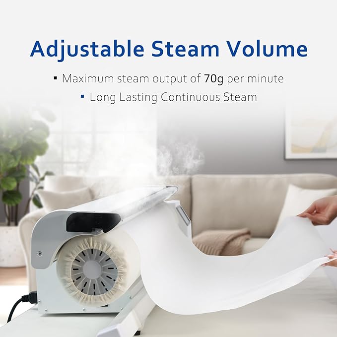 Rotary Steam Press, Hotel Linen Ironing Roller Machine With Continuous Steam. Home&Commercial Use For Bed Sheet,Pillowslip,Napkin,Tablecloth or Almost Any Flat Appropriately Sized Fabric[Only Machine]