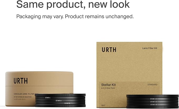 Urth 52mm 3-in-1 Star Lens Filter Kit — 4, 8 Point Starburst Effects - Image 6