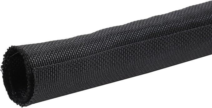 Sonoreboom Braided Wire Loom Mesh Woven Split Sleeving Sheathing for Automotive Wires/Audio Video Cable Strings (3/8" - 28 Feet)