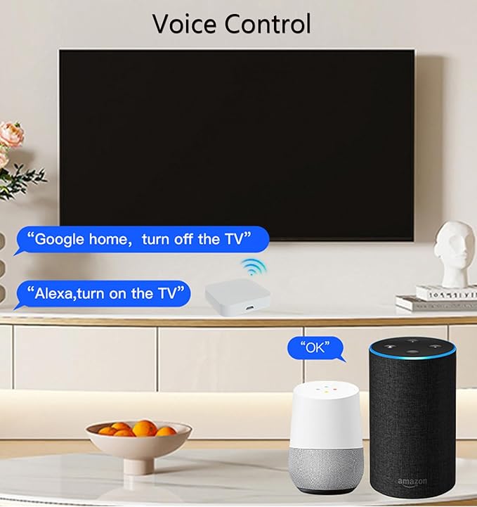 Smart Multi-mode Gateway: ZigBee 3.0 & Bluetooth & Mesh Hub, App Remote Control, Intelligent Bridge Wireless Smart Home Gateway Voice Control via Alexa/Google Home (ONLY Surport Tuya Smart Devices)