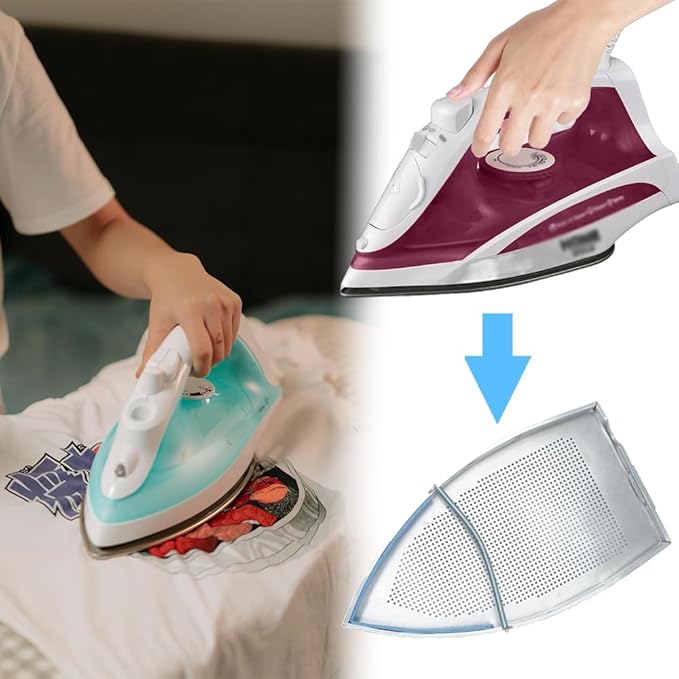 Wvapzwr Iron Shoe Cover, Iron Plate Cover Protector, Non-Stick Ironing Shoe, Ironing Accessories