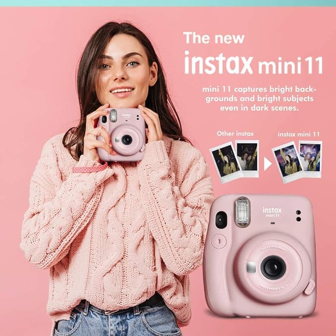 Fujifilm Instax Mini 11 Instant Camera Ice White + Fuji Film Value Pack + - Image 4