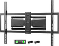 monTEK Heavy Duty Ultra Slim TV Wall Mount for 50-100 Inch TVs Up to 185lbs, Swivel & Tilt & Extension Wall Mount TV Bracket with Articulating Dual Arms, Low Profile Full Motion tv Mount