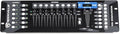 Rockville ROCKFORCE 192-Channel DMX Lighting Controller, Sound-Activated, Programmable Scenes, LED Display, for DJs and Live Events
