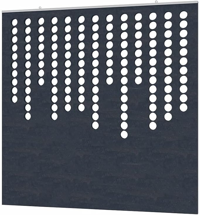 Escape Acoustic Wall Art | Matrix Design | Suspended Sound Proofing Panels | Eco-Friendly Recycled Material | 4X4 | Orange