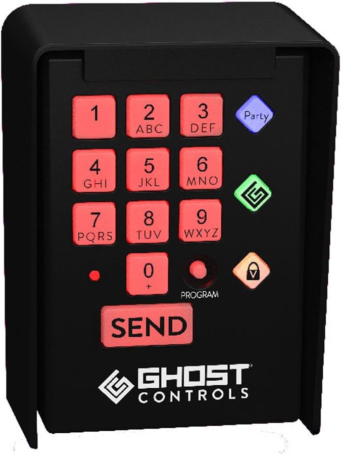 Ghost Controls Pro Dual Solar Automatic Gate Opener 30W Solar Panel and 2 Premium Wireless Keypads Bundle