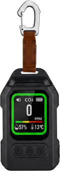 Portable CO2 Detector, 4-in-1 Carbon Dioxide Detector by Hutehoute