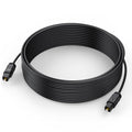 Optical Audio Cable 25 feet, Digital Audio Optical Cable Ultra-Thin Cord by DteeDckDirect