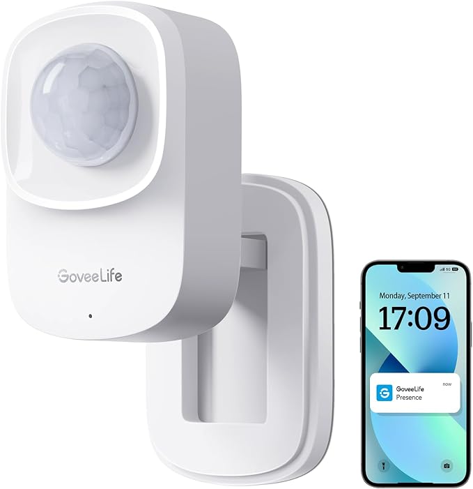 GoveeLife Human Presence Sensor, 2.4 GHz Wi-Fi Required, Smart mmWave Radar & by GoveeLife