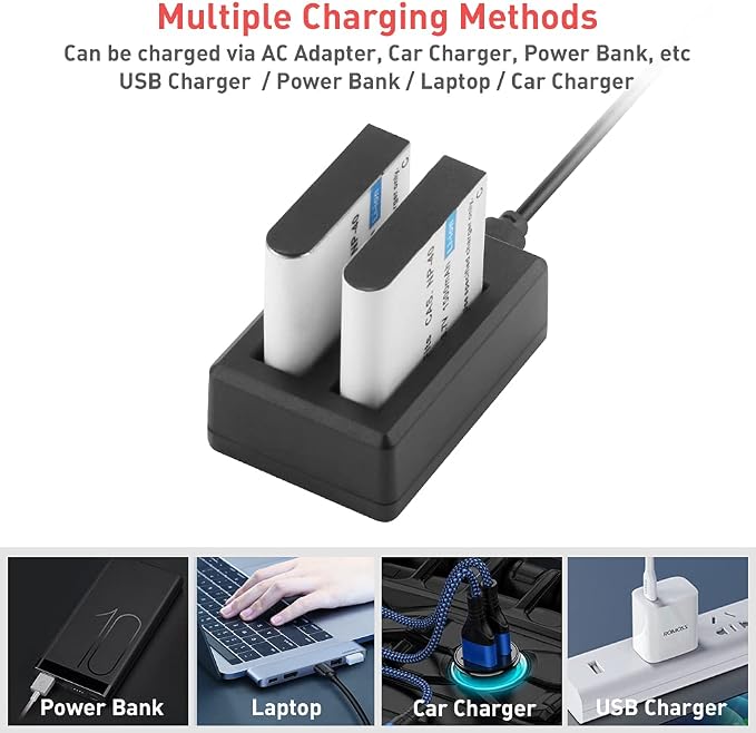 NP-40 Battery Pack, 3 x 1500mAh Rechargeable Batteries - Image 8