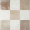 SMART TILES Peel and Stick Backsplash - 5 Sheets of 7,75" x 7,75" - 3D Adhesive Peel and Stick Tile Backsplash for Kitchen, Bathroom, Wall Tile, Checkered