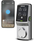 Lockly Secure Plus, Keyless Entry Door Lock, Smart Locks for Front Door, Smart Lock Deadbolt, PIN Genie® Keypad, 3D Biometric Fingerprint Sensor, Auto Lock Smart Door Lock