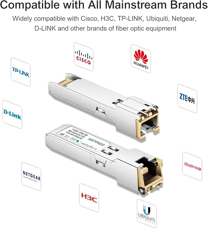 10Gbe SFP to RJ45 Copper Module, 10GBASE-T SFP+ Transceiver, mini gbic - Image 4