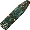 ZCFYGDX William Morris Ironing Board Cover Nylon Buckle Fastening Easy to Install Iron Decor Covers Standard with Elastic Edge Scorch Resistant Protective Covers for Iron Board 14x45 Vintage Print