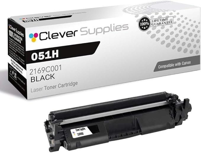 CS Compatible Toner Cartridge Replacement for Canon 051H 2169C001 Black ImageClass LBP162dw MF264dw MF267dw MF269dw Toner Cartridge Black