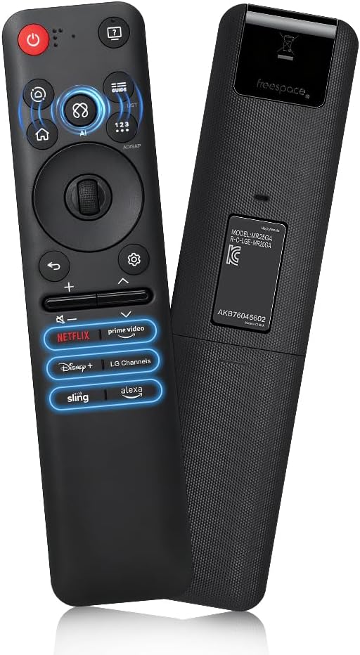 Replacement for LG MR25GA Magic Remote AKB76046602, Voice Control & Pointer Remote Compatible with LG TVs 2025 OLED G5/C5/B5 QNED 92A/85A/80A UA77 Series & Older Models MR25GA/24GA/23GA/22GA/21GA/20GA