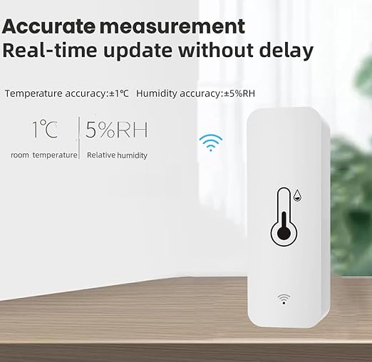 4-Pack WiFi Temperature Humidity Sensor: Wireless Temperature Humidity Monitor - Image 5