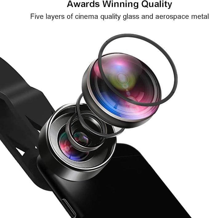 KEYWING Fisheye Lens 198° Fish Eye Phone Camera Lens Kit - Image 2