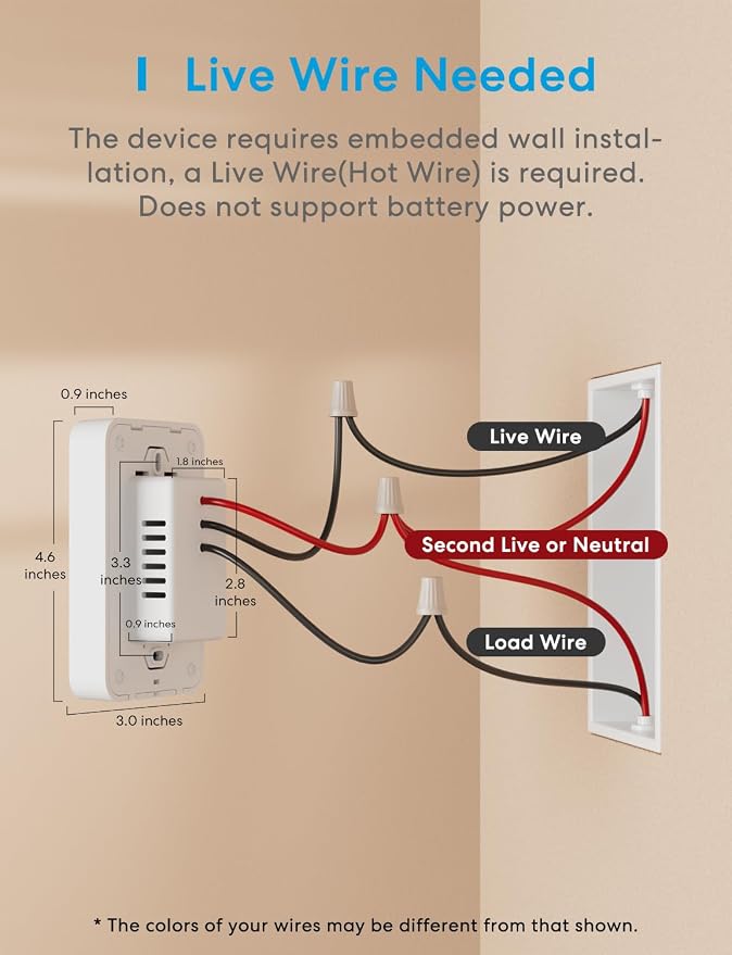 meross Smart Thermostat for Electric Baseboard and in-Wall Heaters Work - Image 8
