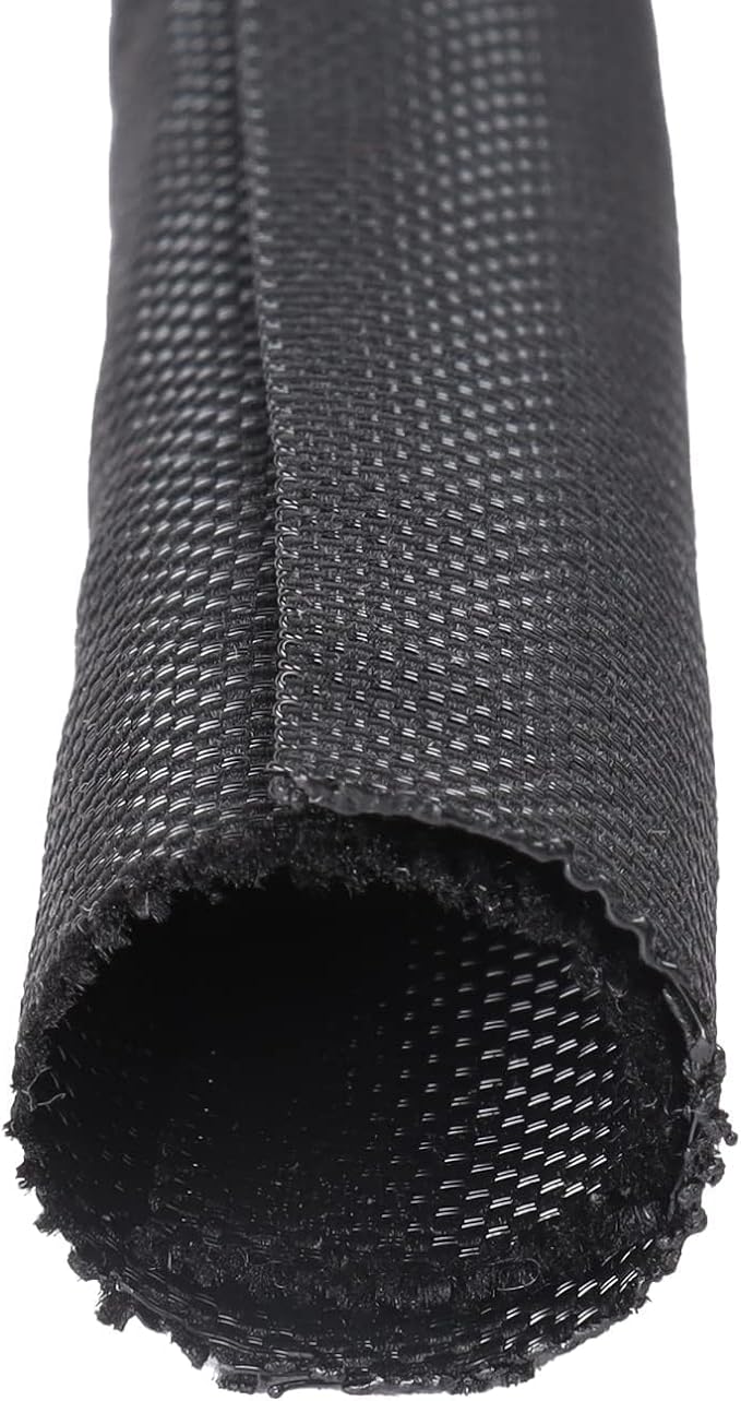 Sonoreboom Split Braided Sleeve Cable Management Wire Loom Cord Covers for Automotive Harness/Primary Wire/Electronic Cable (3/4" - 16 Feet)