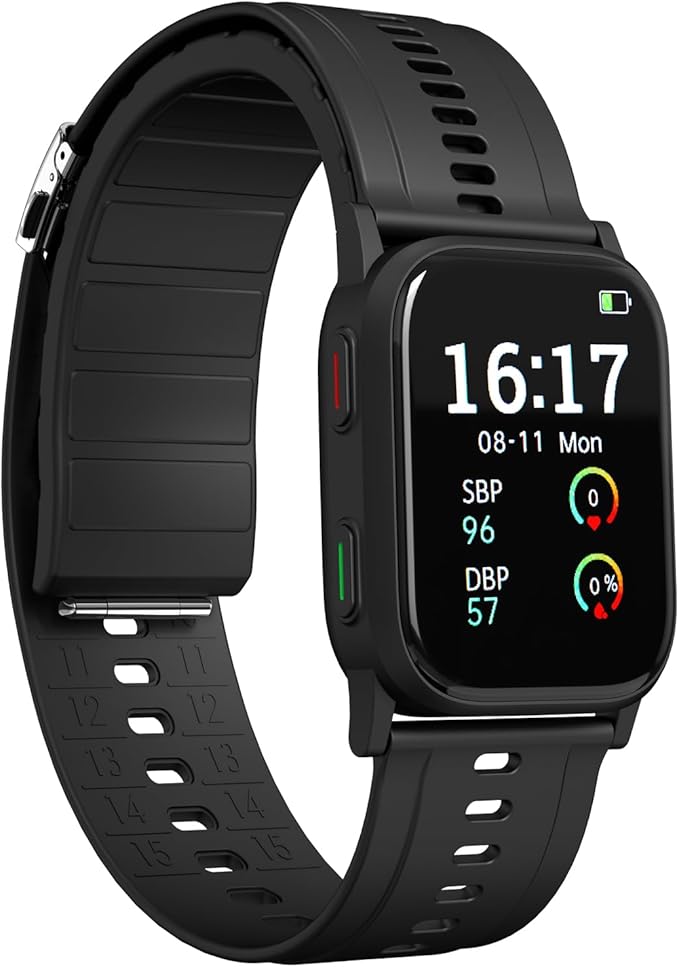 Blood Pressure Monitor Watch with FDA 510(k) Clearance,Blood Pressure Watch with Heart Rate,Blood Oxygen (Wellness), Medical Watch for Health Data Monitor，Activity Tracker