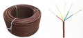 eastwire 18/5 100ft Thermostat Wire - Solid Copper 18 Gauge 5 Conductors Power Circuit Cable for Heating & air Conditioning Equipment, doorbells and Other Indoor/Outdoor Low Voltage Applications Use