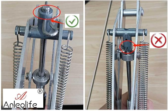 A ANLEOLIFE Automatic Roof Vent Opener Greenhouse Accessories Solar Window Louvre Thread Opener, Up to 30lbs (Dual Spring Opener)