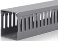 ZhiYo 68in (4X L17in) Server Rack Cable Management Raceway, H2.4 x W2in Large Capacity Cable Raceway Kit, Electrically Safe PVC, Open Slot Wire Raceway for Under Desk/Computer/Network Cords