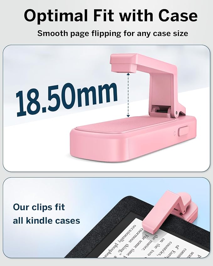 DATAFY [Case-Friendly] Remote Control Page Turner Ring for Kindle Paperwhite Oasis Scribe Kobo eReaders, Camera Camcorder Remote Controls, Page Turner Clicker for iPhone ipad Tablets with Storage Bag
