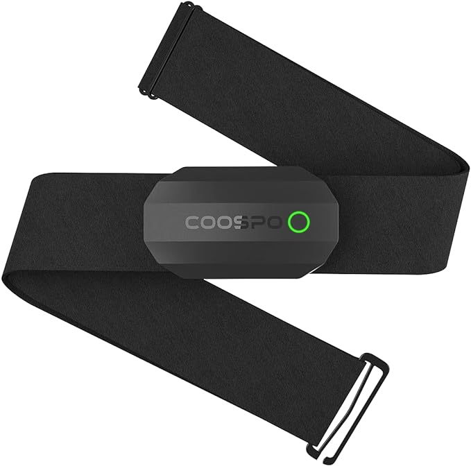 COOSPO Bluetooth Heart Rate Monitor Chest Strap H808S, ANT+ BLE HR Monitor Chest by COOSPO